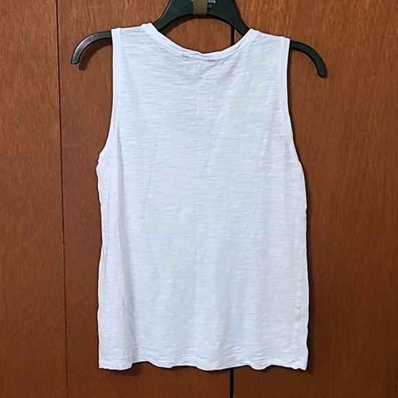 Banana Republic white  tank top S - Picture 3 of 4